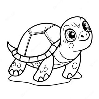 Schattige Zee Schildpad Van Finding Nemo Kleurplaat 50325-41962