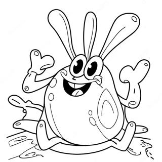 Mr Krabs Kleurplaat 50374-42004