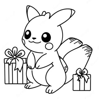 Pokemon Kerst Kleurplaten