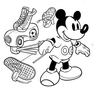 Disney Sport Kleurplaat 50704-42250