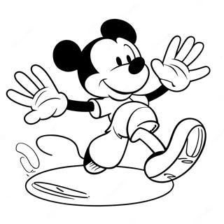 Mickey Mouse Voetbal Kleurplaat 50705-42270