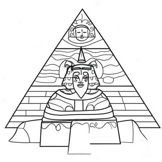 Piramide Kleurplaat 50884-42396