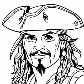 Pirates Of The Caribbean Johnny Depp Kleurplaat 50955-42457