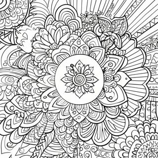 Serene Mandala Patronen Kleurplaat 5113-4103