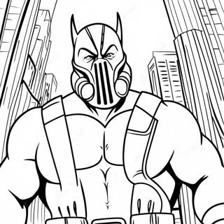 Bane In Gotham City Kleurplaat 51365-42784