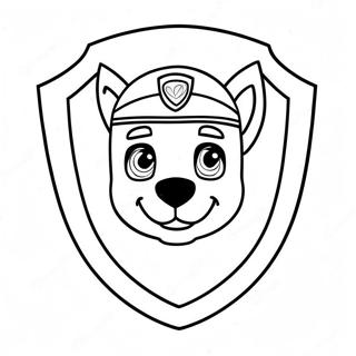 Paw Patrol Badge Kleurplaat 51394-42798