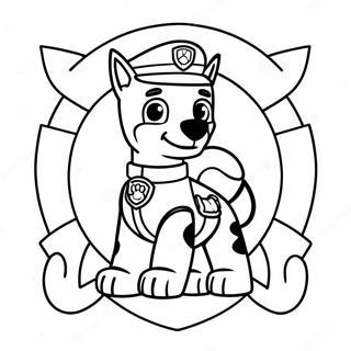 Paw Patrol Badge Kleurplaat 51394-42800