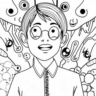 Junji Ito Kleurplaat 51424-42818