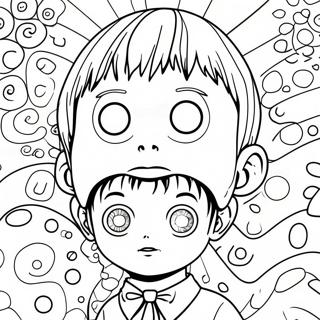 Junji Ito Kleurplaat 51424-42819