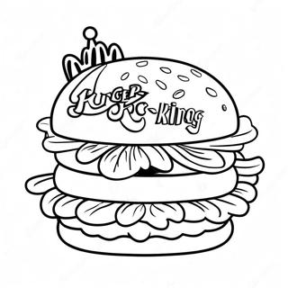 Burger King Logo Kleurplaat 51484-42874