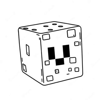 Minecraft Slime Kleurplaat 51624-42988