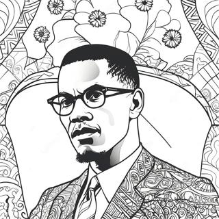 Malcolm X Kleurplaat 51894-43202