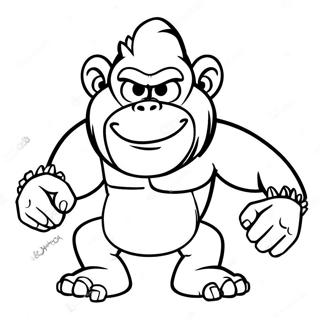 Kranky Kong Kleurplaat 51904-43211