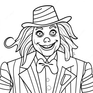 Beetlejuice Kleurplaten