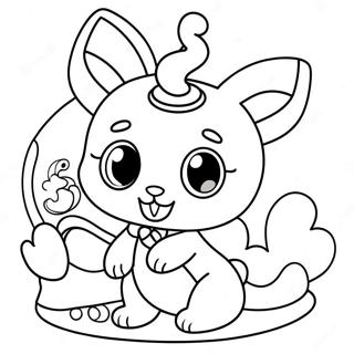 Jewelpet Kleurplaat 52085-43343