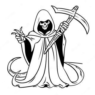 Demon Grim Reaper Kleurplaten