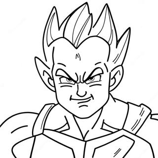 Majin Vegeta Kleurplaten