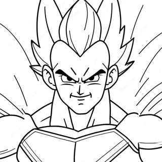 Majin Vegeta Kleurplaat 52155-43402