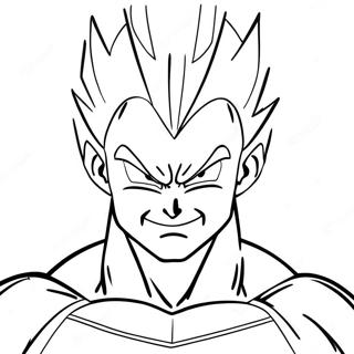 Majin Vegeta Kleurplaat 52155-43404