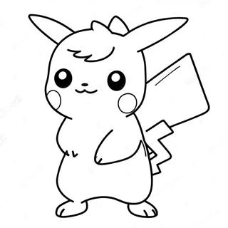 Meisje Pikachu Kleurplaat 52185-43426