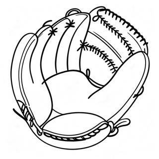 Honkbal Handschoen Kleurplaat 52276-43490