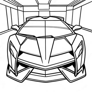 Lamborghini Veneno Kleurplaten