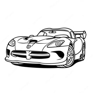 Dodge Viper Sportwagen Kleurplaat 52446-43626