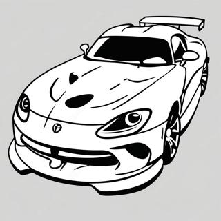 Dodge Viper In Beweging Kleurplaat 52447-43630