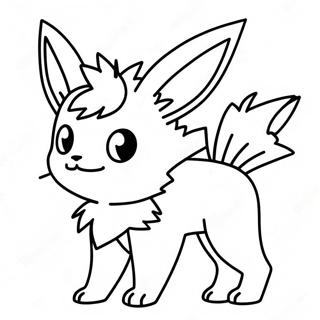 Jolteon Kleurplaat 52496-43662