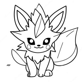 Jolteon Kleurplaat 52496-43664