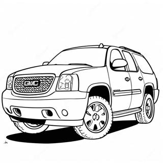 Gmc Yukon Kleurplaten