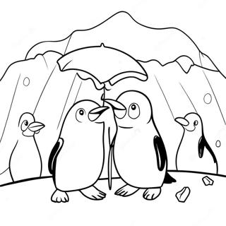 De Pinguins Van Meneer Popper Kleurplaat 52556-43710