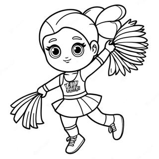 Lol Cheerleader Kleurplaat 52566-43718