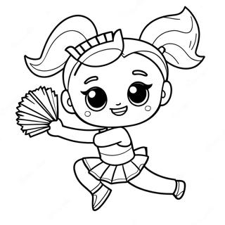 Lol Cheerleader Kleurplaat 52566-43720