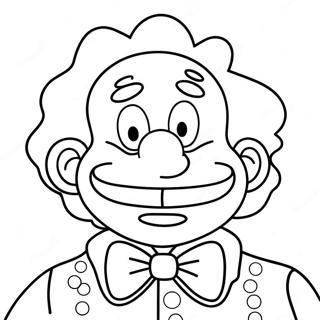 Krusty De Clown Kleurplaat 52996-44068