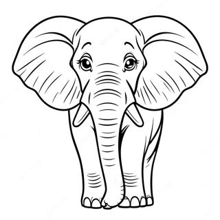 Afrikaanse Olifant Kleurplaten