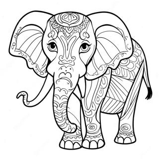 Afrikaanse Olifant Kleurplaat 53086-44138