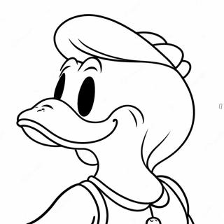 Speelse Donald Duck Kleurplaat 53459-44414