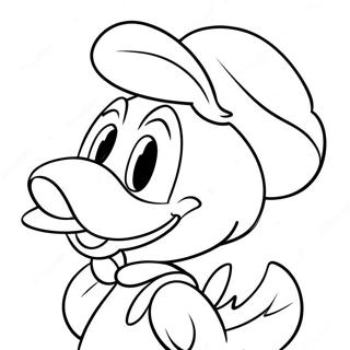 Speelse Donald Duck Kleurplaat 53459-44416