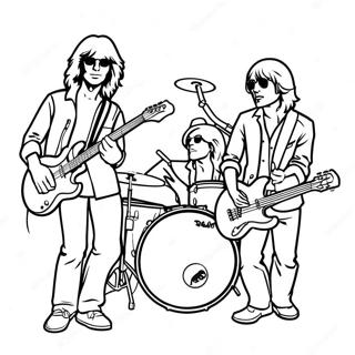 Classic Rock Band Kleurplaat 53539-44486