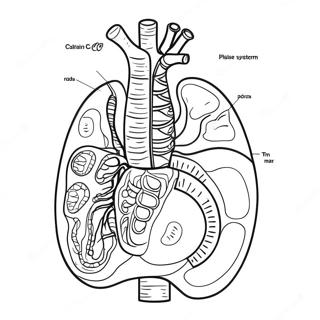 Kleurplaat Van Het Spijsverteringssysteem Diagram 53638-44553