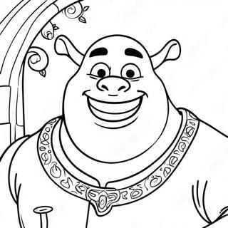 Shrek Met Een Grote Glimlach Kleurplaat 53749-44797