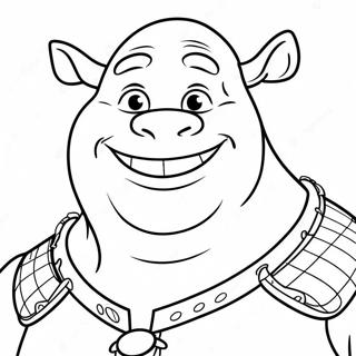 Shrek Met Een Grote Glimlach Kleurplaat 53749-44799