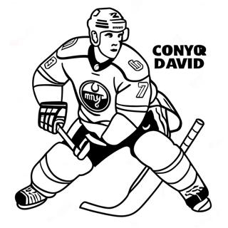 Kleurplaat Van Connor Mcdavid In Actie 53869-44892