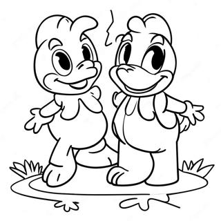 Donald En Daisy Kleurplaat 53918-44932