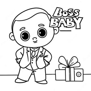 Boss Baby In Een Pak Kleurplaat 54241-45170