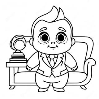 Boss Baby In Een Pak Kleurplaat 54241-45172