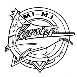 Miami Marlins Kleurplaten