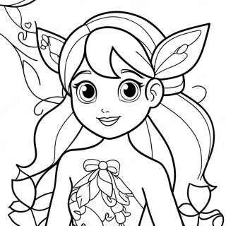 Winx Club Flora Kleurplaten