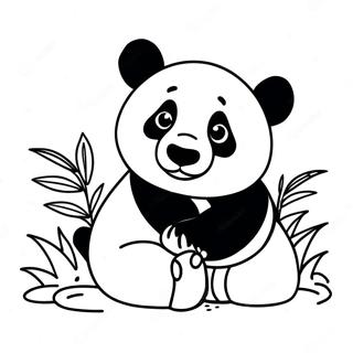 Speelse Panda Wwf Kleurplaat 54742-45563